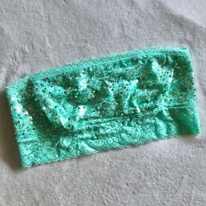 Victoria’s Secret PINK Bralette Strapless Lace M